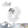 Schicksal Schmuck Kristalle von Swarovski Ceramic Ring